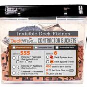 DeckWise Extreme4 Invisible Clips - 555 PRO Bucket